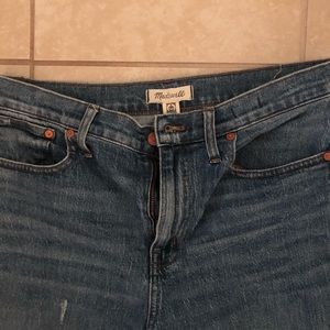 Madewell High Rise Slim Crop Boyjean
